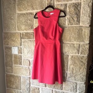 Elegant Pink Sleeveless Dress